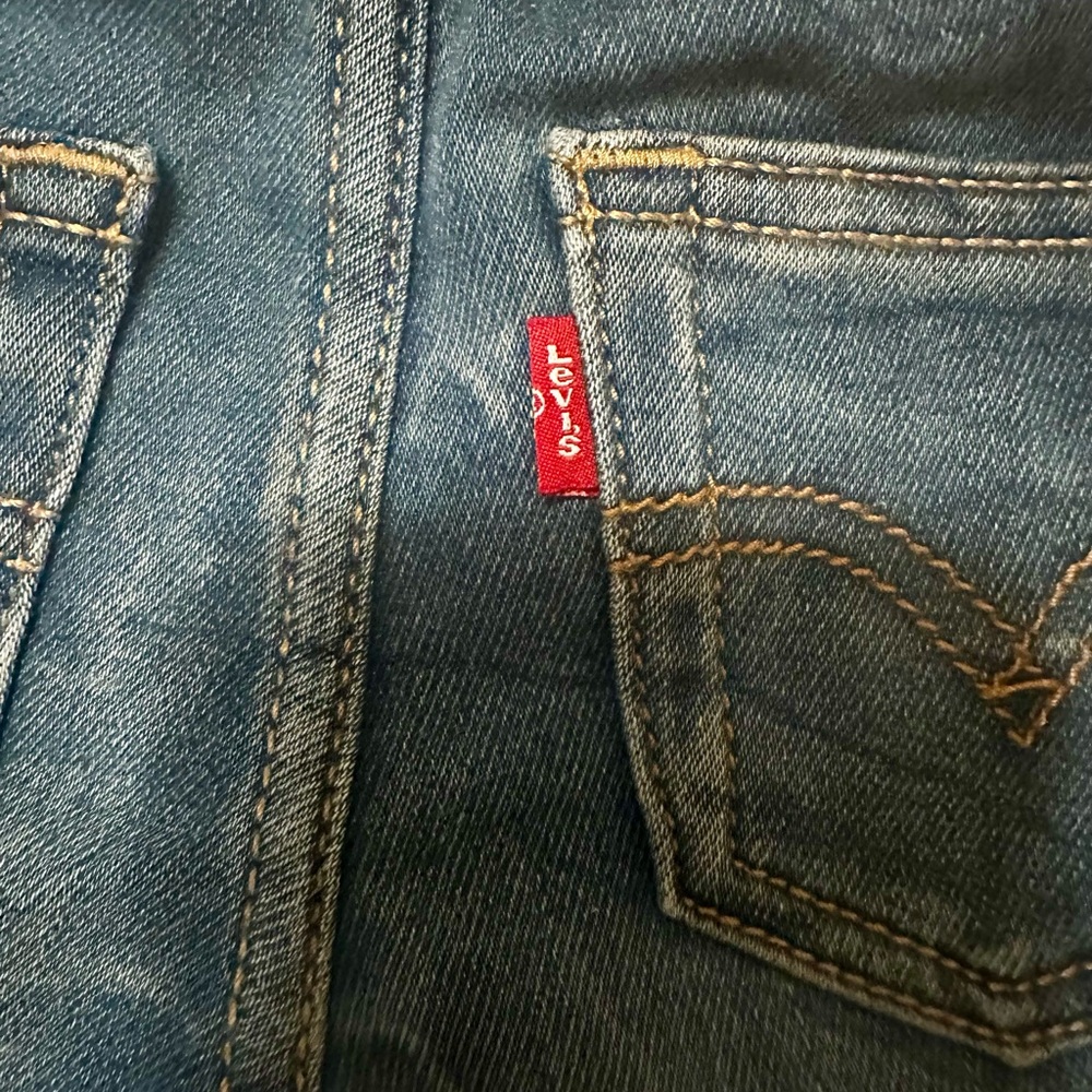 Levi's Kids Blue Denim shorts - Picture 4 of 7